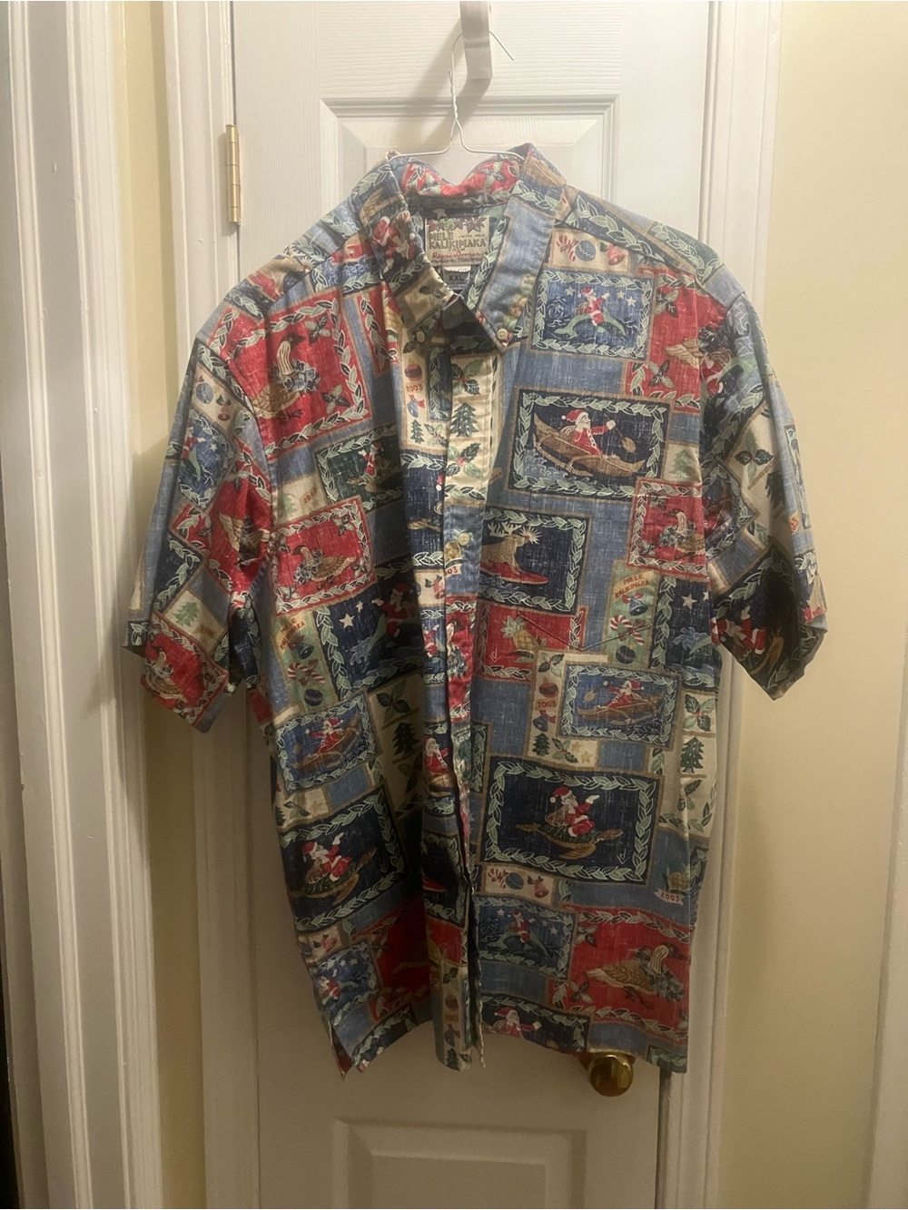 Reyn Spooner Christmas Shirt - 2003